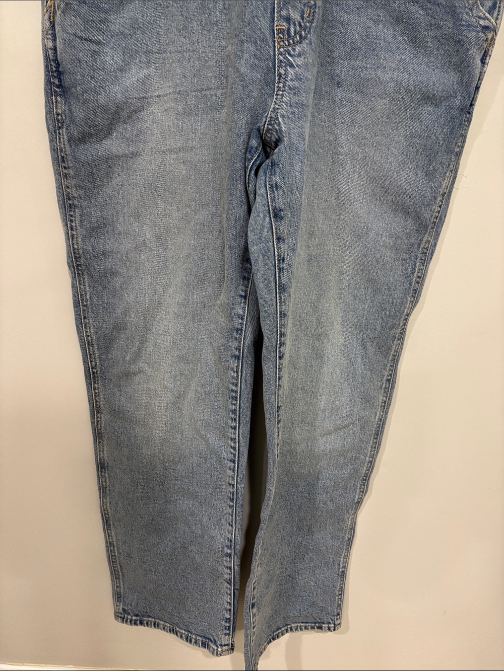 GAP Light Blue Women's Denim Overalls baggy fit - Picture 3 of 7